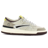 D.A.T.E Beige Leather Sneaker -   -  D.A.T.E.